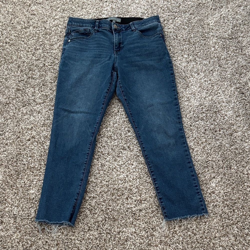 Wit & Wisdom Dark Blue Ankle Crop Jeans